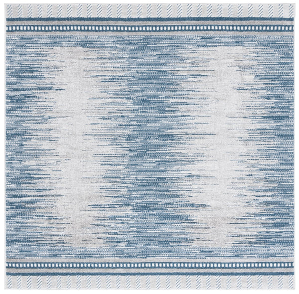 Safavieh Alamo Elegant Power-loomed Area Rug - Plush Comfort, Timeless Design, Oeko-tex Certified Quality Grey ,Blue Polyester Alm732m-28