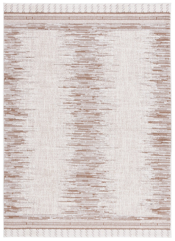 Safavieh Alamo Elegant Power-loomed Area Rug - Plush Comfort, Timeless Design, Oeko-tex Certified Quality Taupe ,Ivory Polyester Alm732t-7sq