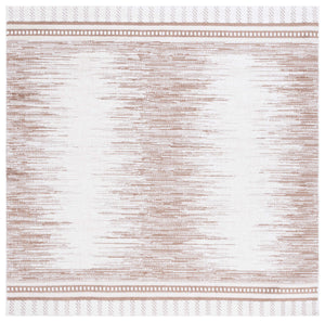 Safavieh Alamo Elegant Power-loomed Area Rug - Plush Comfort, Timeless Design, Oeko-tex Certified Quality Taupe ,Ivory Polyester Alm732t-7sq