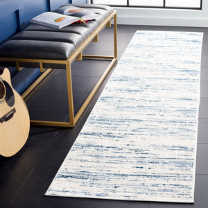 Safavieh Alamo Sophisticated Power-loomed Rug In Charcoal And Ivory - Luxurious Softness And Modern Design Blue ,Ivory Polyester Alm742m-28