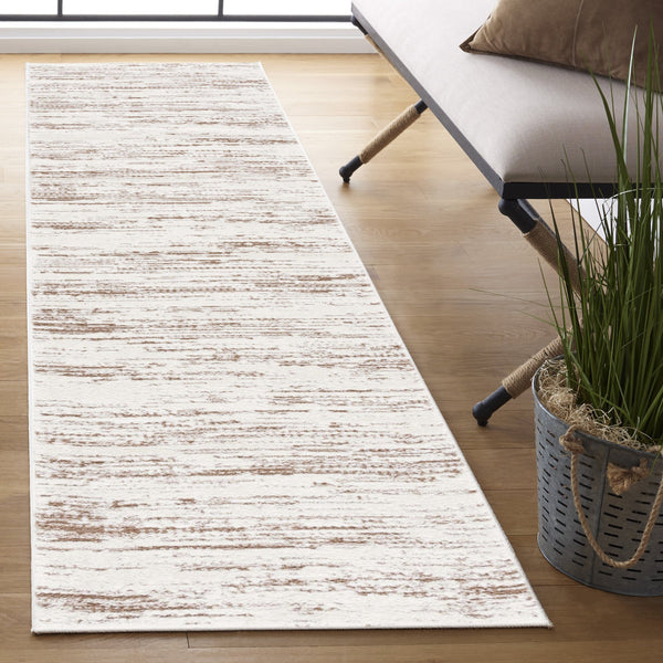 Safavieh Alamo Sophisticated Power-loomed Rug In Charcoal And Ivory - Luxurious Softness And Modern Design Taupe ,Ivory Polyester Alm742t-28