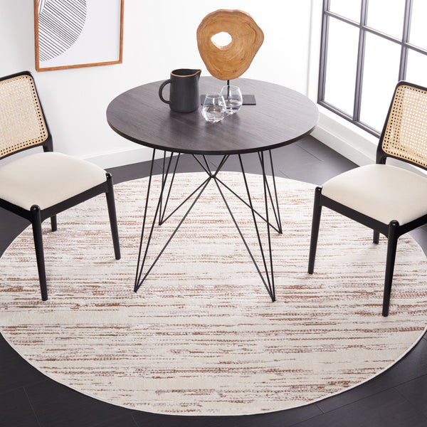 Safavieh Alamo Sophisticated Power-loomed Rug In Charcoal And Ivory - Luxurious Softness And Modern Design Taupe ,Ivory Polyester Alm742t-28