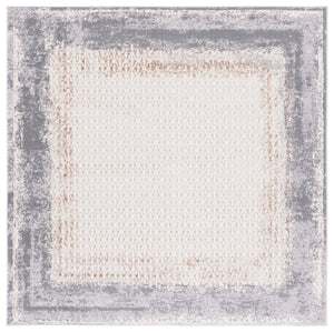 Safavieh Alenia 100 Power Loomed Modern Rug Ivory / Grey 9' x 12' ALN100A-9