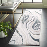 Safavieh Alenia 103 Power Loomed Modern Rug Grey / Ivory 9' x 12' ALN103F-9