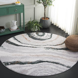 Safavieh Alenia 103 Power Loomed Modern Rug Grey / Ivory 9' x 12' ALN103F-9