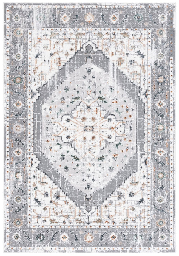 Safavieh Alenia Distressed Traditional Area Rug Power Loomed Polyester Jute for Living Rooms 6'-0" x 9'-0" ALN112F-6