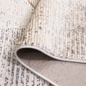 Safavieh Alenia Geometric Area Rug Power Loomed Low Pile Neutral Tones for Modern Living Rooms 5'-3" x 7'-6" ALN115B-5
