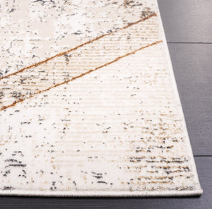 Safavieh Alenia Geometric Area Rug Power Loomed Low Pile Neutral Tones for Modern Living Rooms 8'-0" x 10'-0" ALN115B-8