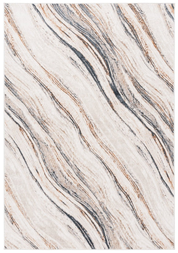 Safavieh Alenia Power Loomed Beige Area Rug Turkish Polyester Jute Low Pile Living Room 5'-3" x 7'-6" ALN116B-5