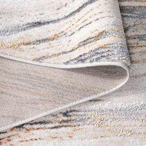 Safavieh Alenia Power Loomed Beige Area Rug Turkish Polyester Jute Low Pile Living Room 5'-3" x 7'-6" ALN116B-5