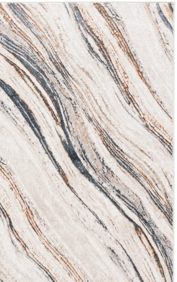 Safavieh Alenia Power Loomed Beige Area Rug Turkish Polyester Jute Low Pile Living Room 5'-3" x 7'-6" ALN116B-5