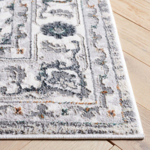 Safavieh Alenia Contemporary Grey/Dark Grey Area Rug 5'2" X 7' Low Pile 3/8" Power-Loomed Turkey, Durable Elegance ALN117H-5