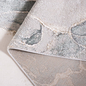 Safavieh Alenia Power Loomed Polyester Jute Area Rug with Soft Low Pile for Modern Rooms 6'-0" x 9'-0" ALN122M-6