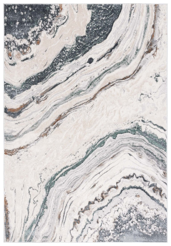 Safavieh Alenia Abstract Marble Area Rug Power Loomed in Turkey for Living and Dining Rooms 5'-3" x 7'-6" ALN136A-5