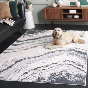 Safavieh Alenia Abstract Marble Area Rug Power Loomed in Turkey for Living and Dining Rooms 5'-3" x 7'-6" ALN136A-5