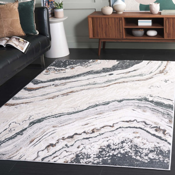 Safavieh Alenia Abstract Marble Area Rug Power Loomed in Turkey for Living and Dining Rooms 5'-3" x 7'-6" ALN136A-5