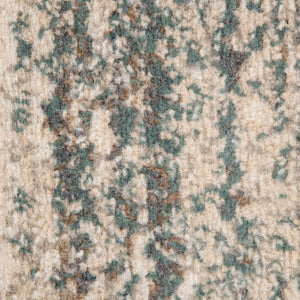 AMER Rugs Alpine Grace ALP-10 Power-Loomed Machine Made Polypropylene Transitional Striped Rug Ivory 7'10" x 10'2"