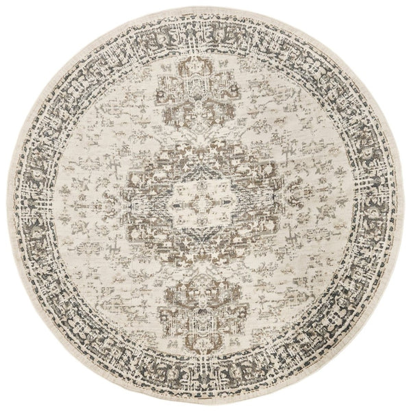 Amer Rugs Alpine Traditional Medallion Power-loom Area Rug - Durable, Eye-catching Design For Any Space Light Beige Polypropylene Alp11710710