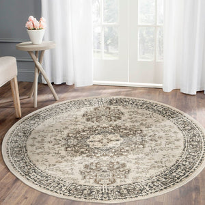 Amer Rugs Alpine Traditional Medallion Power-loom Area Rug - Durable, Eye-catching Design For Any Space Light Beige Polypropylene Alp11710710