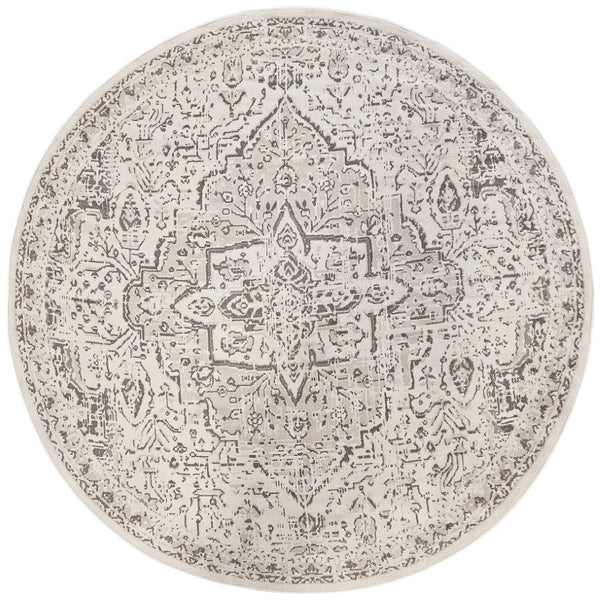 Amer Rugs Alpine Traditional Medallion Power-loom Area Rug - Durable, Eye-catching Design For Any Space Light Cream Polypropylene Alp12710710