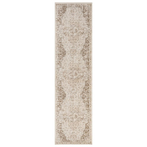 Amer Rugs Alpine Traditional Medallion Power-loom Area Rug - Durable, Eye-catching Design For Any Space Light Cream Polypropylene Alp122710