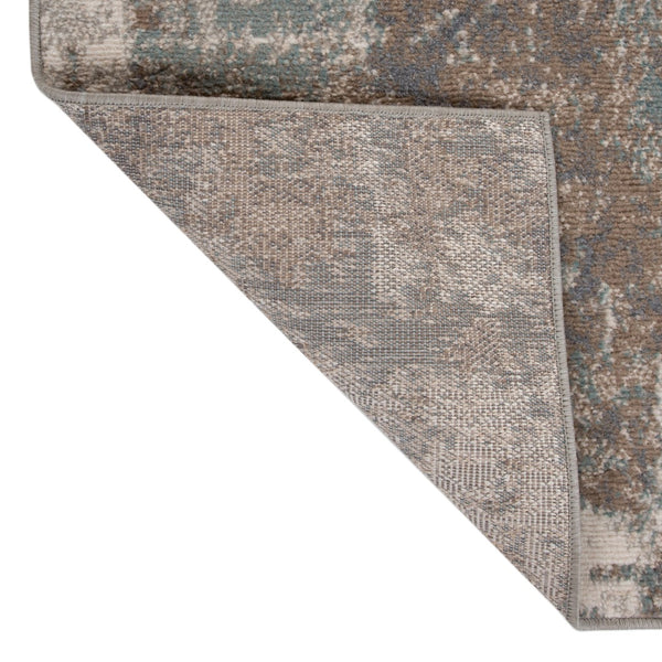 AMER Rugs Alpine Bella ALP-2 Power-Loomed Machine Made Polypropylene Modern & Contemporary Abstract Rug Light Brown 7'10" x 10'2"