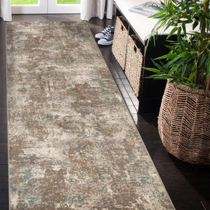 Amer Rugs Alpine Contemporary Power-loomed Area Rug – Stylish, Durable Addition For Any Interior Design Space Light Brown Polypropylene Alp22710