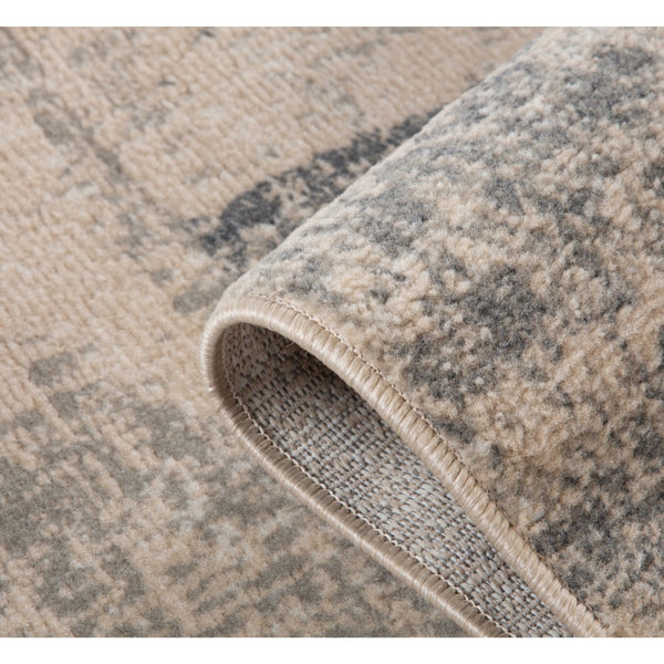 AMER Rugs Alpine Cel ALP-3 Power-Loomed Machine Made Polypropylene Modern & Contemporary Abstract Rug Light Blue 7'10" x 10'2"