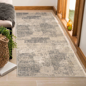 Amer Rugs Alpine Contemporary Power-loomed Area Rug – Stylish, Durable Addition For Any Interior Design Space Light Blue Polypropylene Alp32710