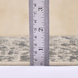 Amer Rugs Alpine Traditional Medallion Area Rug - Eye-catching Power-loomed Design For Timeless Elegance Medium Gray Polypropylene Alp42710