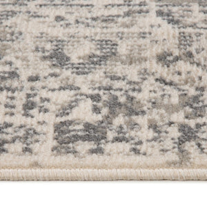 Amer Rugs Alpine Traditional Medallion Area Rug - Eye-catching Power-loomed Design For Timeless Elegance Medium Gray Polypropylene Alp42710