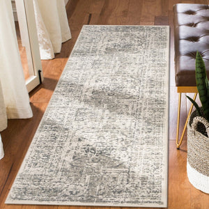 Amer Rugs Alpine Traditional Medallion Area Rug - Eye-catching Power-loomed Design For Timeless Elegance Medium Gray Polypropylene Alp42710
