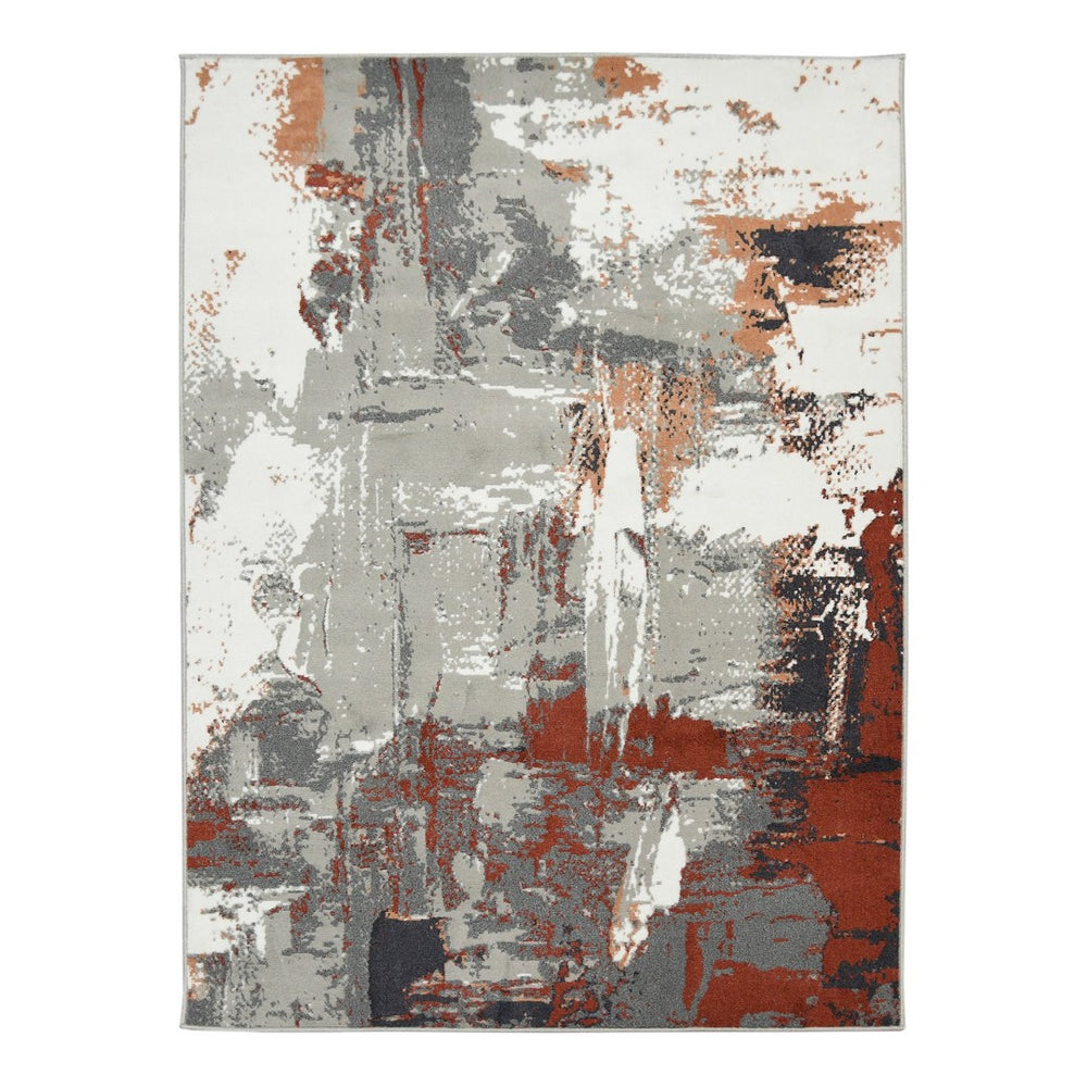 Amer Rugs Alpine Contemporary Power-loomed Area Rug – Stylish, Durable Addition For Any Interior Design Space Rust Polypropylene Alp55376