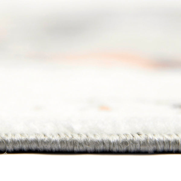 AMER Rugs Alpine Ehra ALP-5 Power-Loomed Machine Made Polypropylene Modern & Contemporary Abstract Rug Rust 7'10" x 10'2"