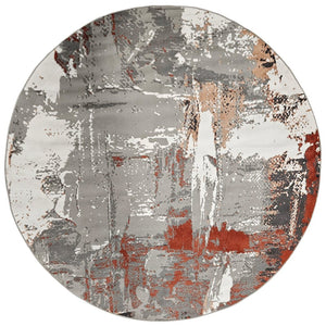 Amer Rugs Alpine Contemporary Power-loomed Area Rug – Stylish, Durable Addition For Any Interior Design Space Rust Polypropylene Alp5710710