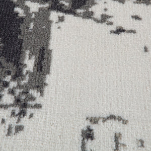 AMER Rugs Alpine Ehra ALP-6 Power-Loomed Machine Made Polypropylene Modern & Contemporary Abstract Rug Ivory 7'10" x 10'2"