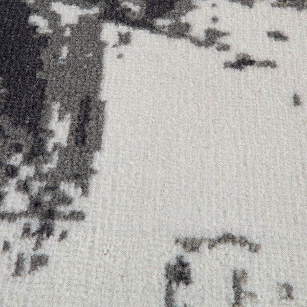 AMER Rugs Alpine Ehra ALP-6 Power-Loomed Machine Made Polypropylene Modern & Contemporary Abstract Rug Ivory 7'10" x 10'2"