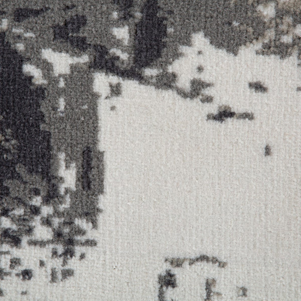 AMER Rugs Alpine Ehra ALP-6 Power-Loomed Machine Made Polypropylene Modern & Contemporary Abstract Rug Ivory 7'10" x 10'2"