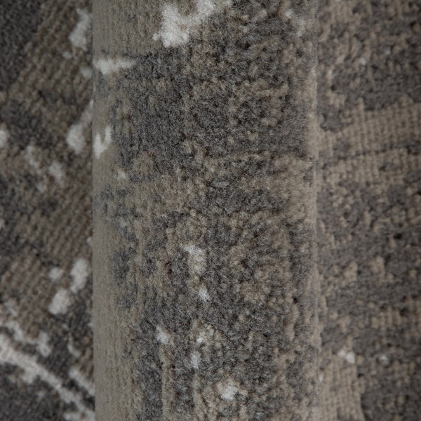 AMER Rugs Alpine Ehra ALP-6 Power-Loomed Machine Made Polypropylene Modern & Contemporary Abstract Rug Ivory 7'10" x 10'2"