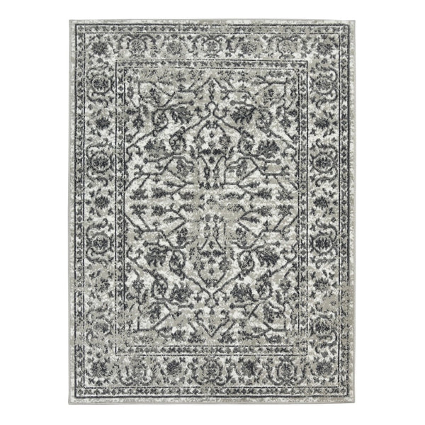 Amer Rugs Alpine Classic Bordered Power-loom Area Rug - Stylish, Durable Design For Any Interior Space Dark Gray Polypropylene Alp76709