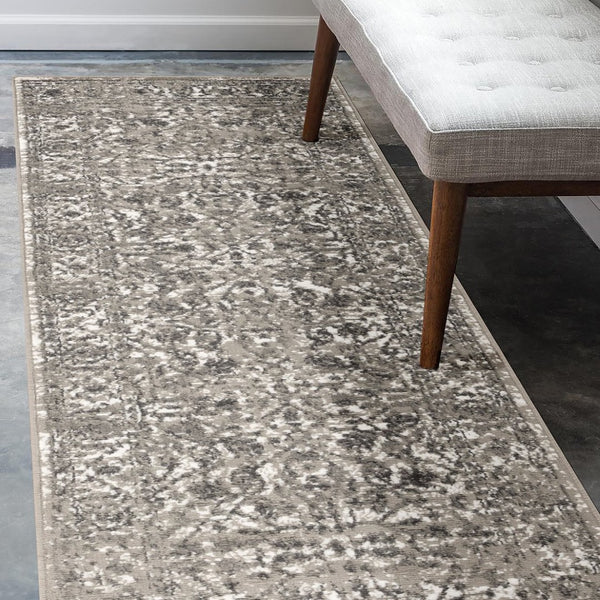 Amer Rugs Alpine Classic Bordered Power-loom Area Rug - Stylish, Durable Design For Any Interior Space Dark Gray Polypropylene Alp72710