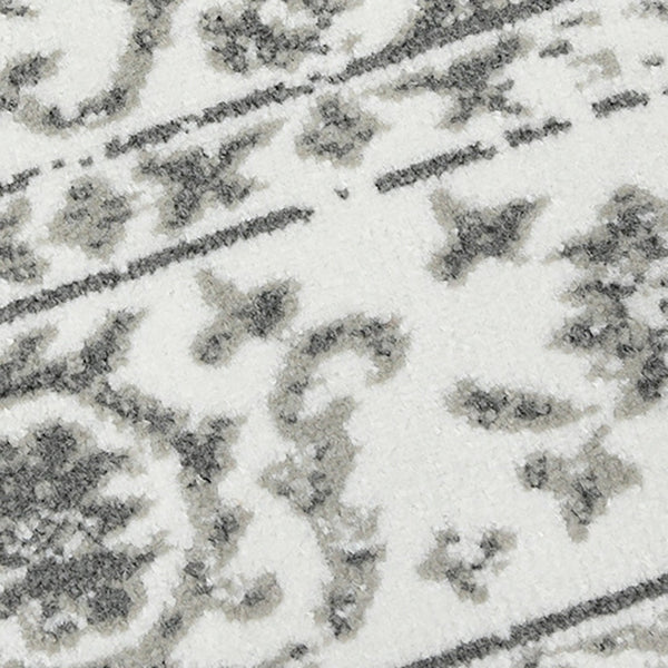 Amer Rugs Alpine Classic Bordered Power-loom Area Rug - Stylish, Durable Design For Any Interior Space Light Gray Polypropylene Alp86709