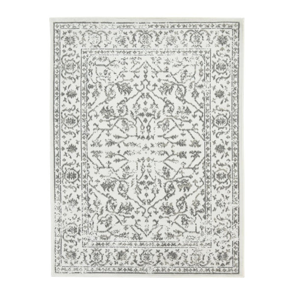 Amer Rugs Alpine Classic Bordered Power-loom Area Rug - Stylish, Durable Design For Any Interior Space Light Gray Polypropylene Alp86709