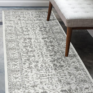 Amer Rugs Alpine Classic Bordered Power-loom Area Rug - Stylish, Durable Design For Any Interior Space Light Gray Polypropylene Alp82710