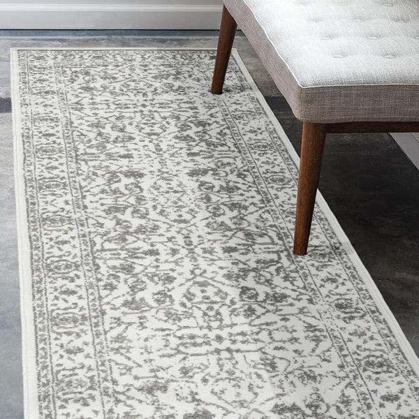 Amer Rugs Alpine Classic Bordered Power-loom Area Rug - Stylish, Durable Design For Any Interior Space Light Gray Polypropylene Alp82710