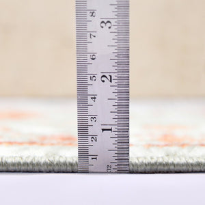 Amer Rugs Alpine Classic Bordered Power-loom Area Rug - Stylish, Durable Design For Any Interior Space Gray,Orange Polypropylene Alp992122