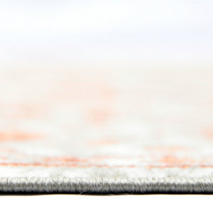 Amer Rugs Alpine Classic Bordered Power-loom Area Rug - Stylish, Durable Design For Any Interior Space Gray,Orange Polypropylene Alp992122