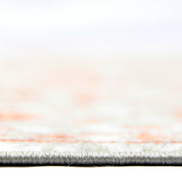 Amer Rugs Alpine Classic Bordered Power-loom Area Rug - Stylish, Durable Design For Any Interior Space Gray,Orange Polypropylene Alp992122