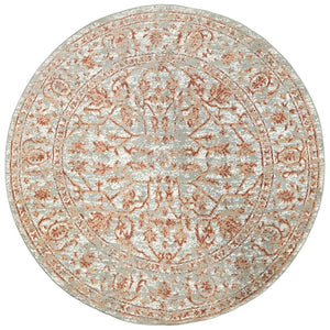 Amer Rugs Alpine Classic Bordered Power-loom Area Rug - Stylish, Durable Design For Any Interior Space Gray,Orange Polypropylene Alp9710710