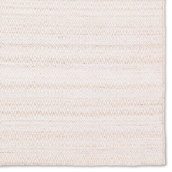 Jaipur Living Almas Imogen Als01 Handwoven Handmade 100% Pet Yarn Geometric Trellis Outdoor Rug Tan, Cream 100% Pet Yarn Rug160110